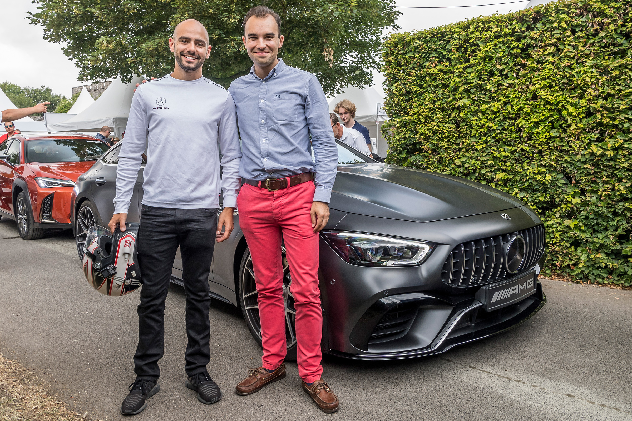 Mercedes-AMG GT four-door driver and co-pilot