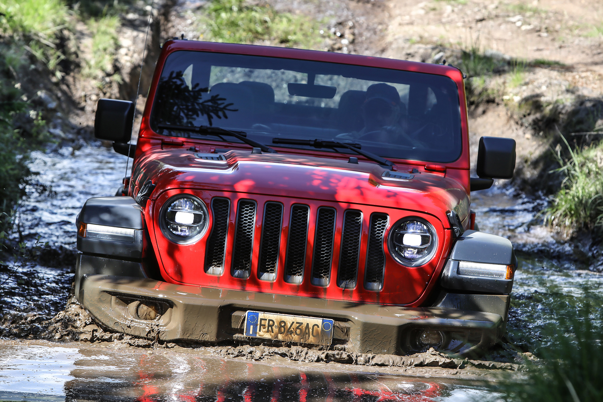New Jeep Wrangler Rubicon - water