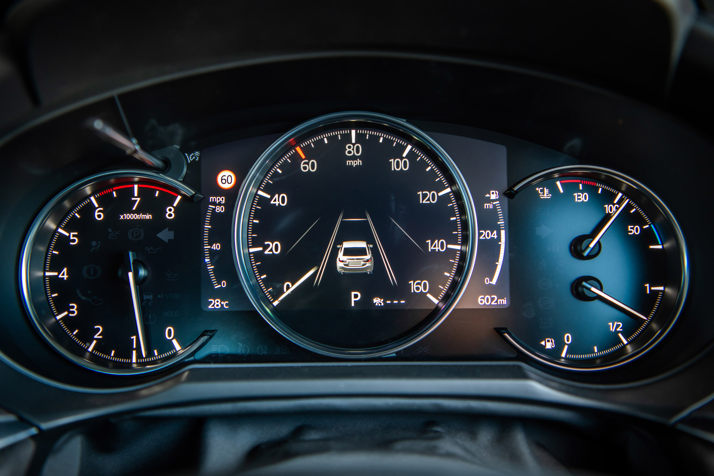 New Mazda 6 2018 facelift review dials