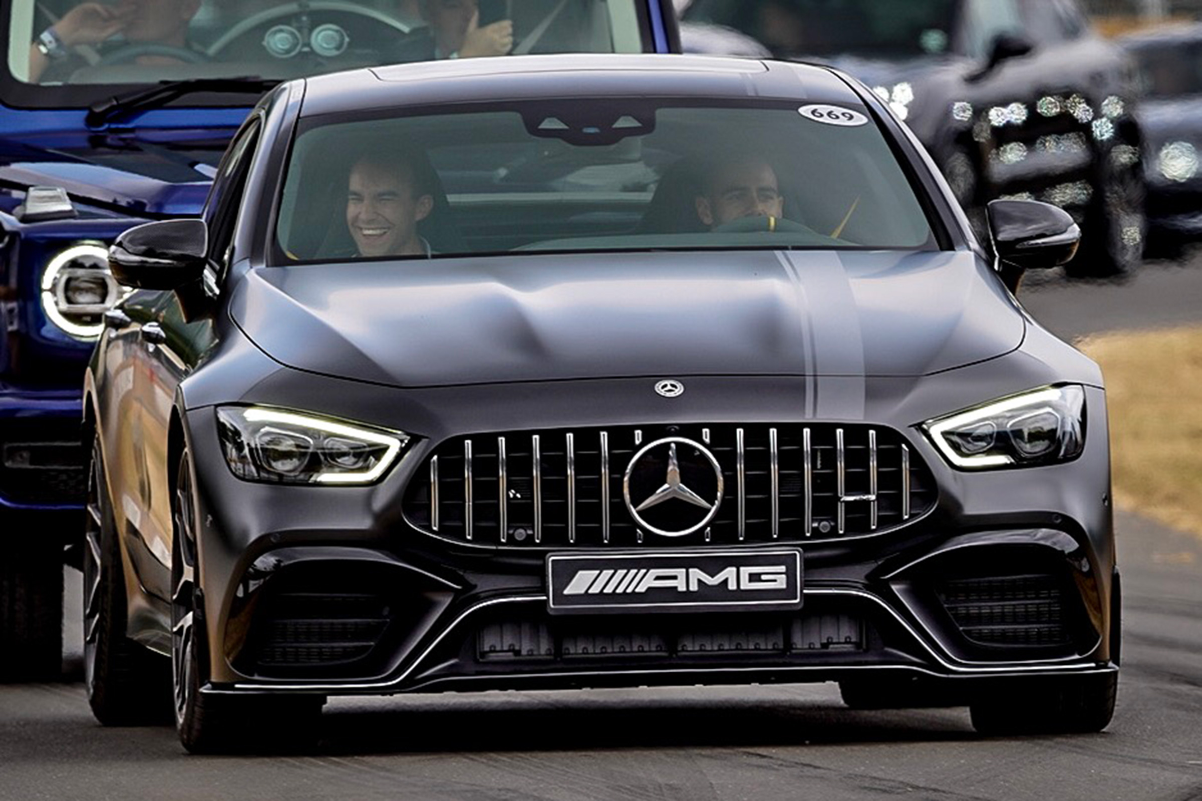 Mercedes-AMG GT four-door front grille