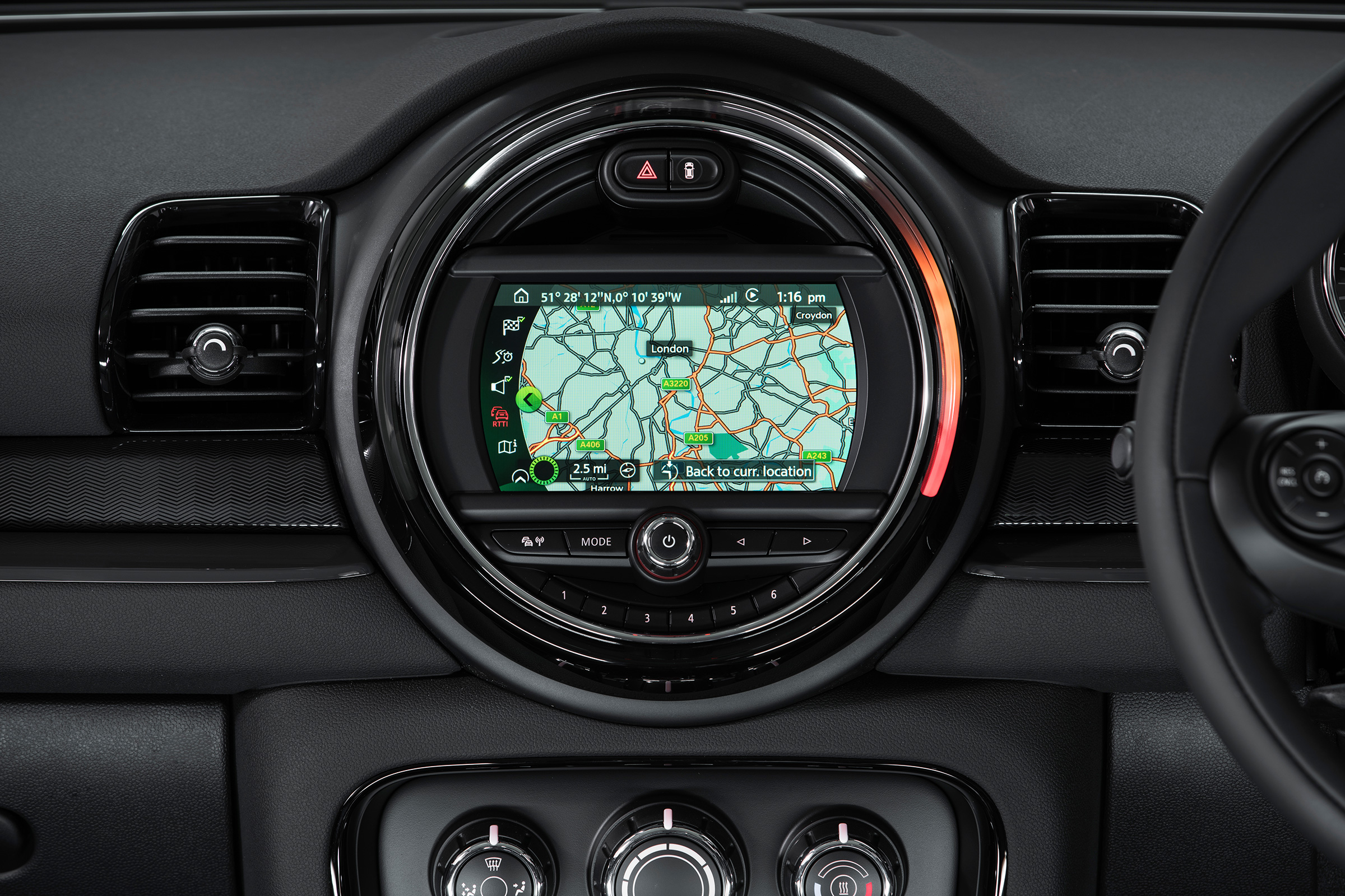 MINI Clubman City - infotainment