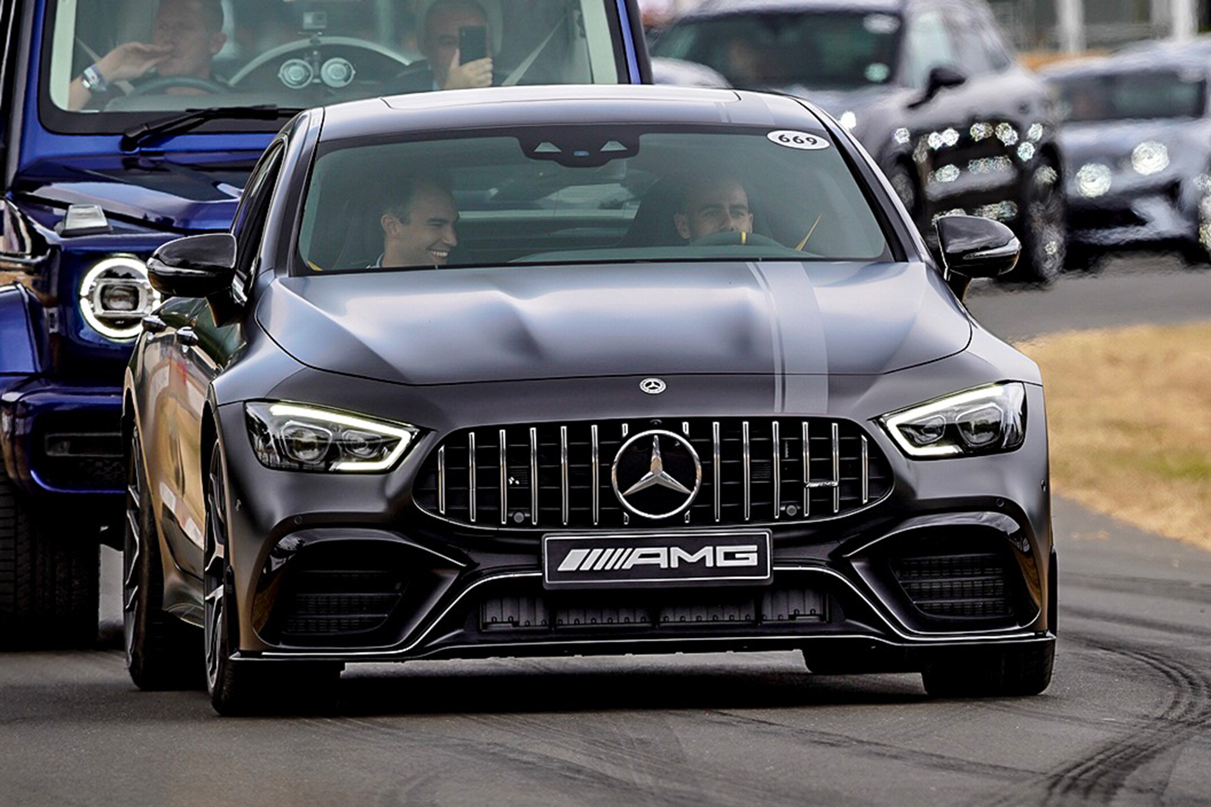 Mercedes-AMG GT four-door at Goodwood