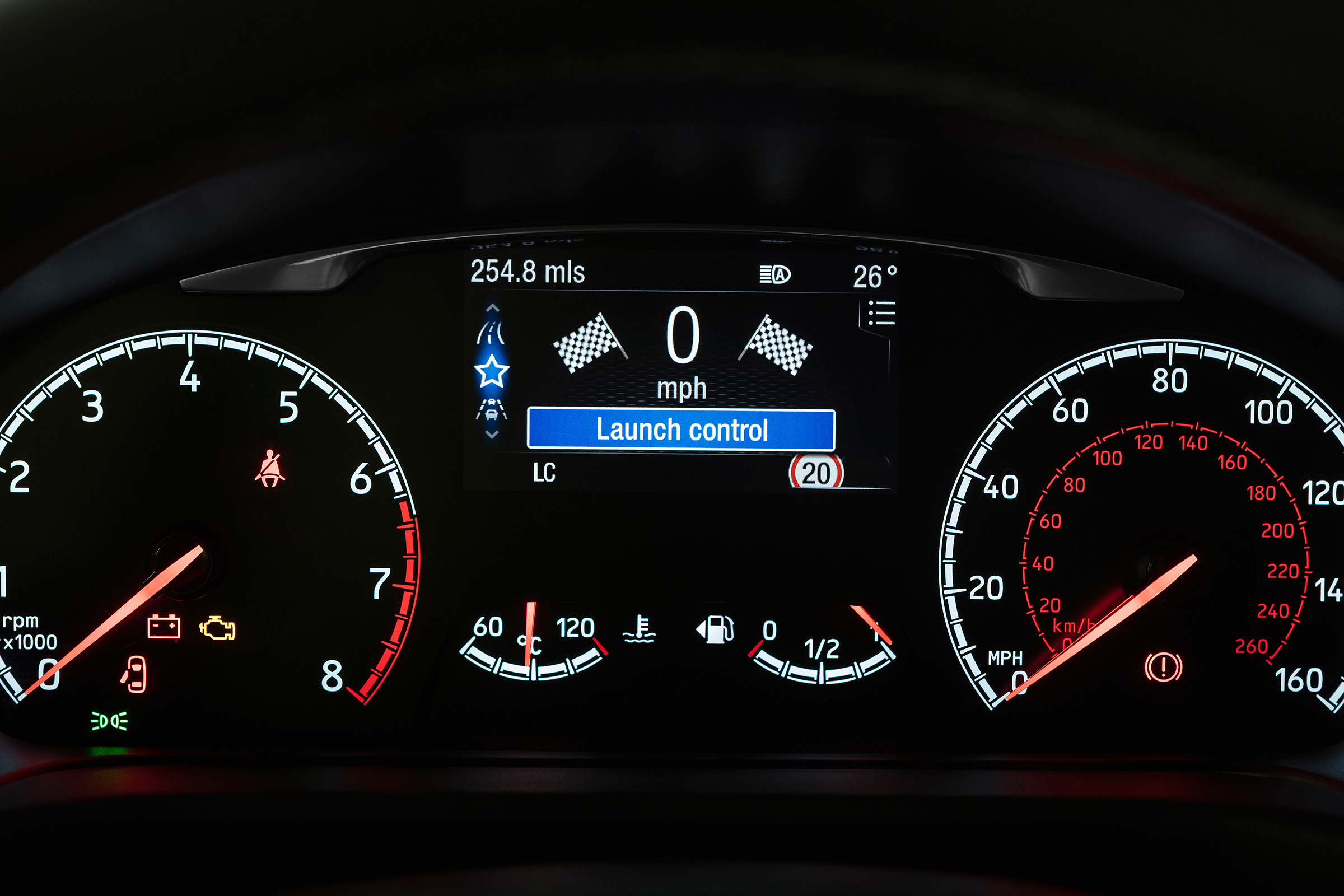 Ford Fiesta ST - speedo