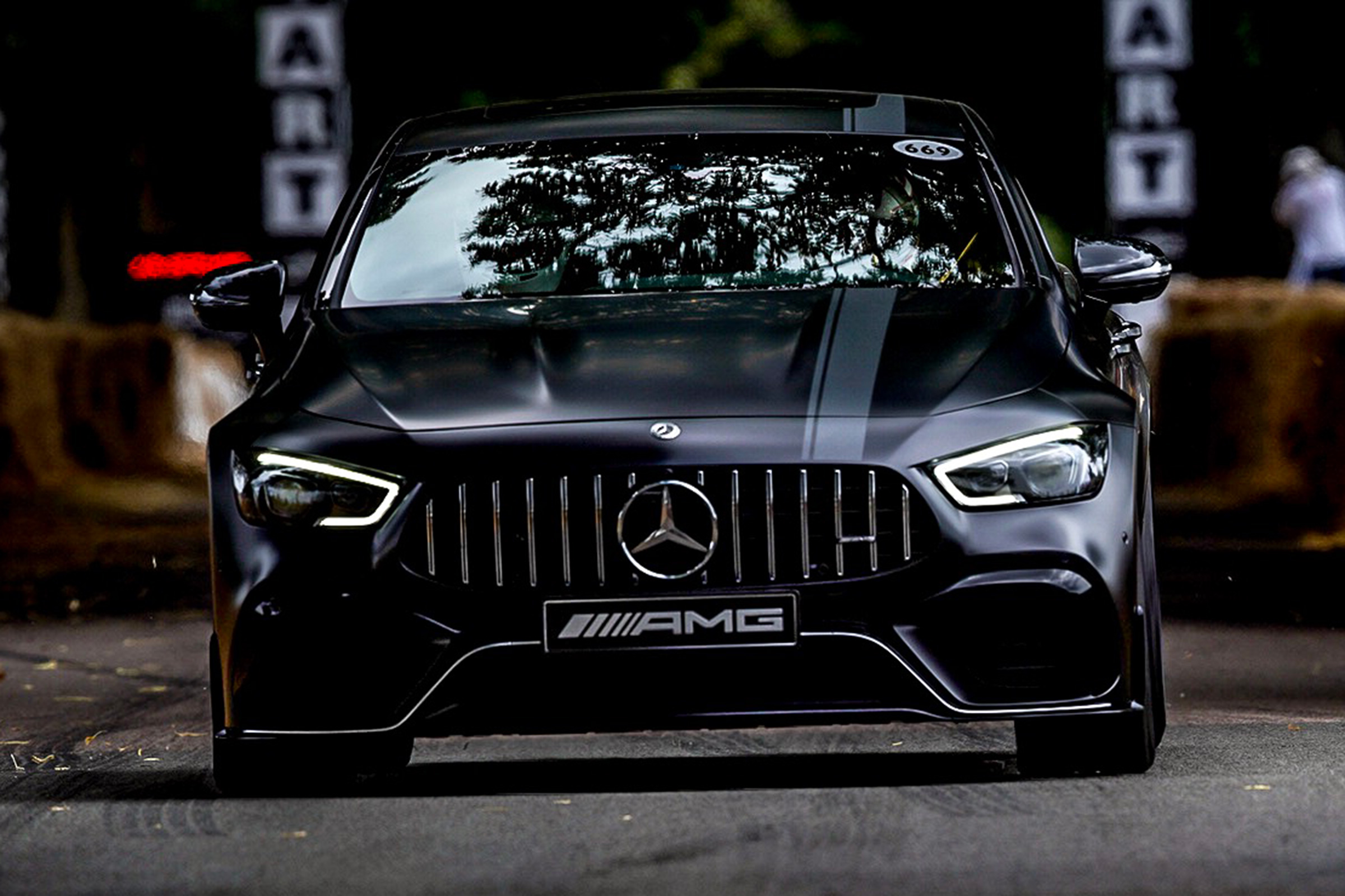 Mercedes-AMG GT four-door front end 
