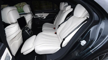 Mercedes S-Class - rear seats reclined