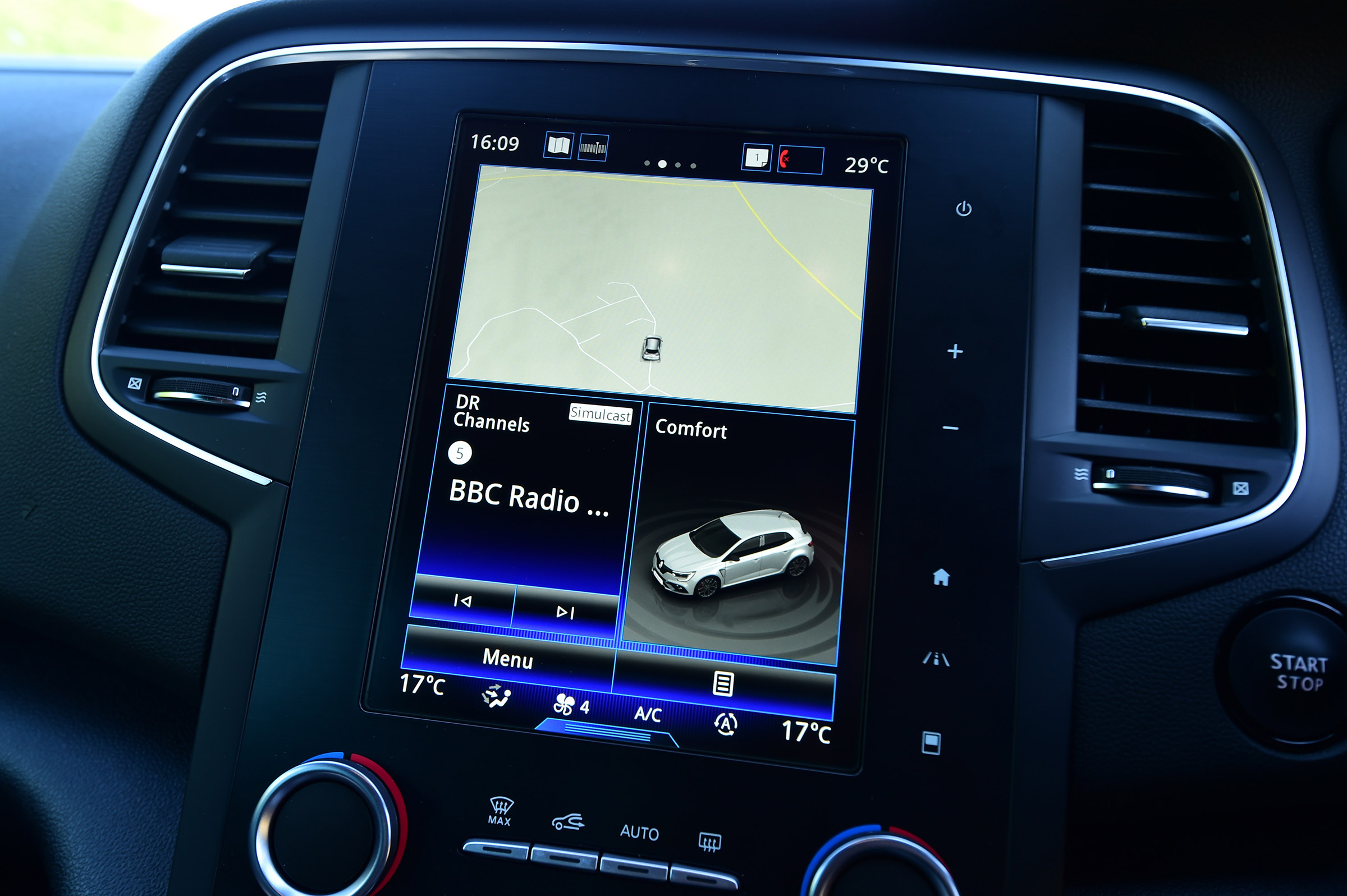 Renault Megane RS - sat-nav