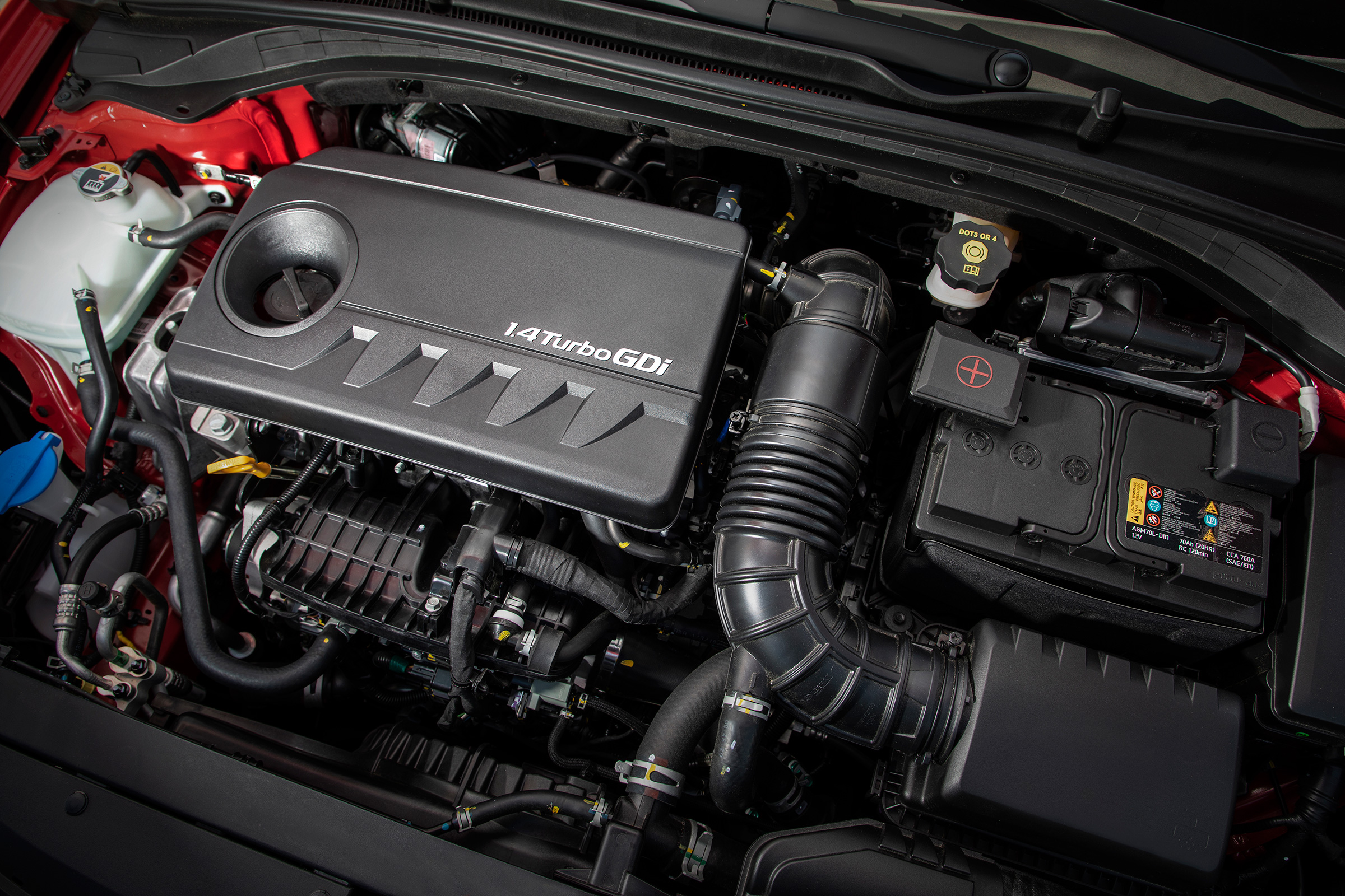 Hyundai i30 N Line engine bay