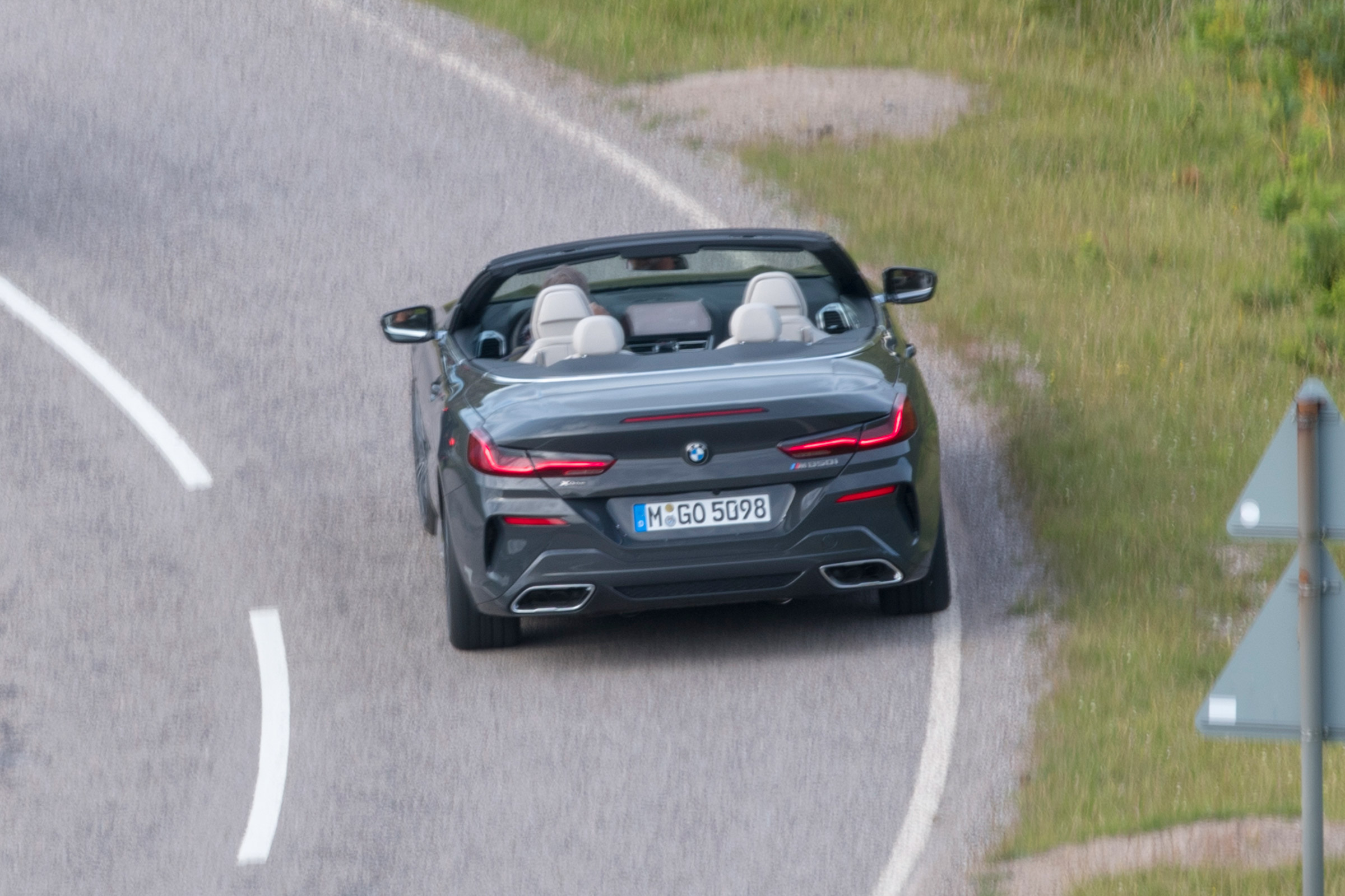 BMW 8 Series Convertible - spyshot rear