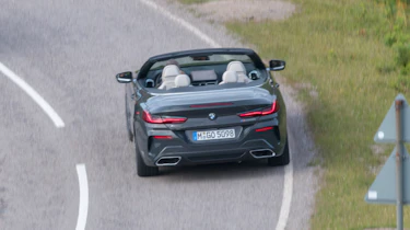 BMW 8 Series Convertible - spyshot rear