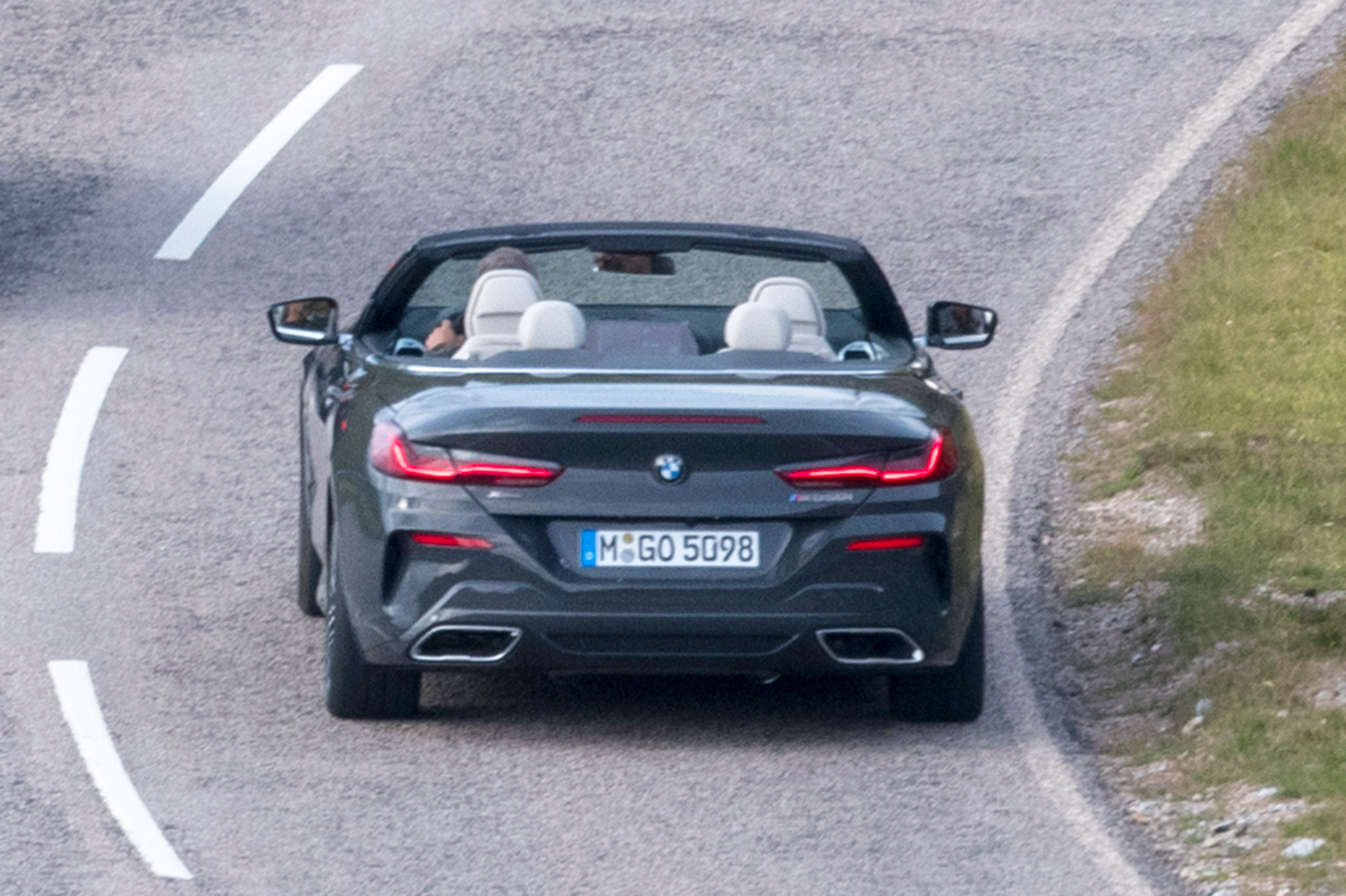 BMW 8 Series Convertible - spyshot full rear