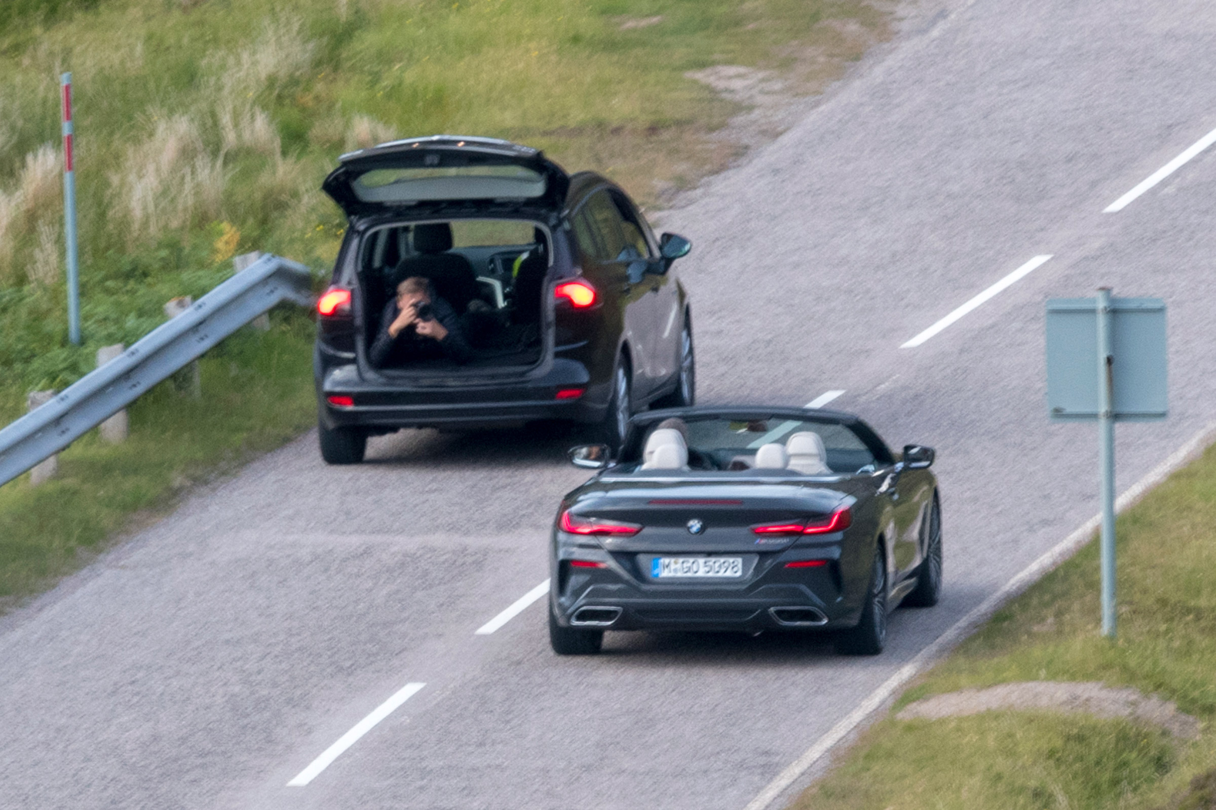 BMW 8 Series Convertible - spyshot photography