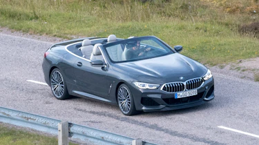 BMW 8 Series Convertible - spyshot side/front