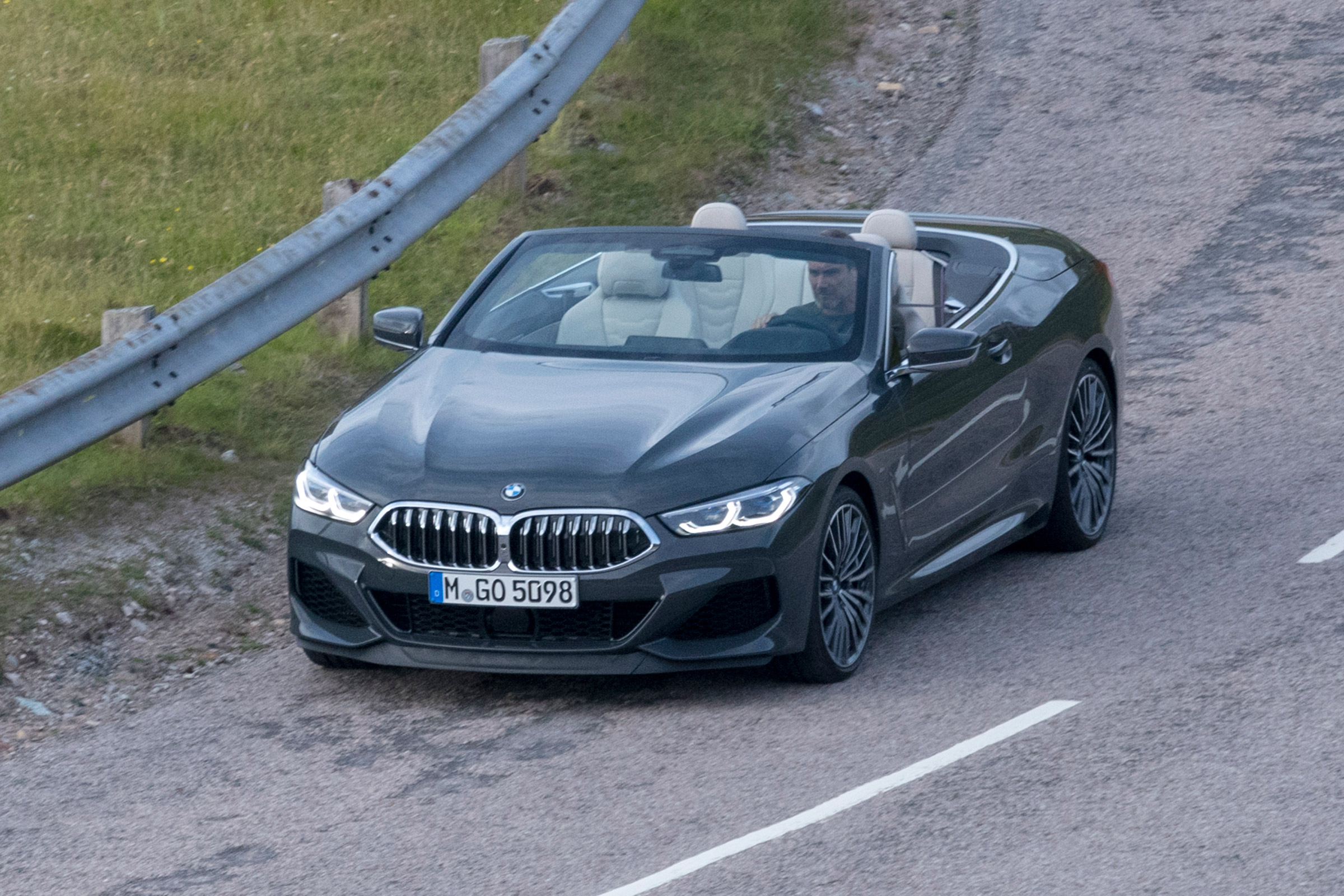 BMW 8 Series Convertible - spyshot front/side