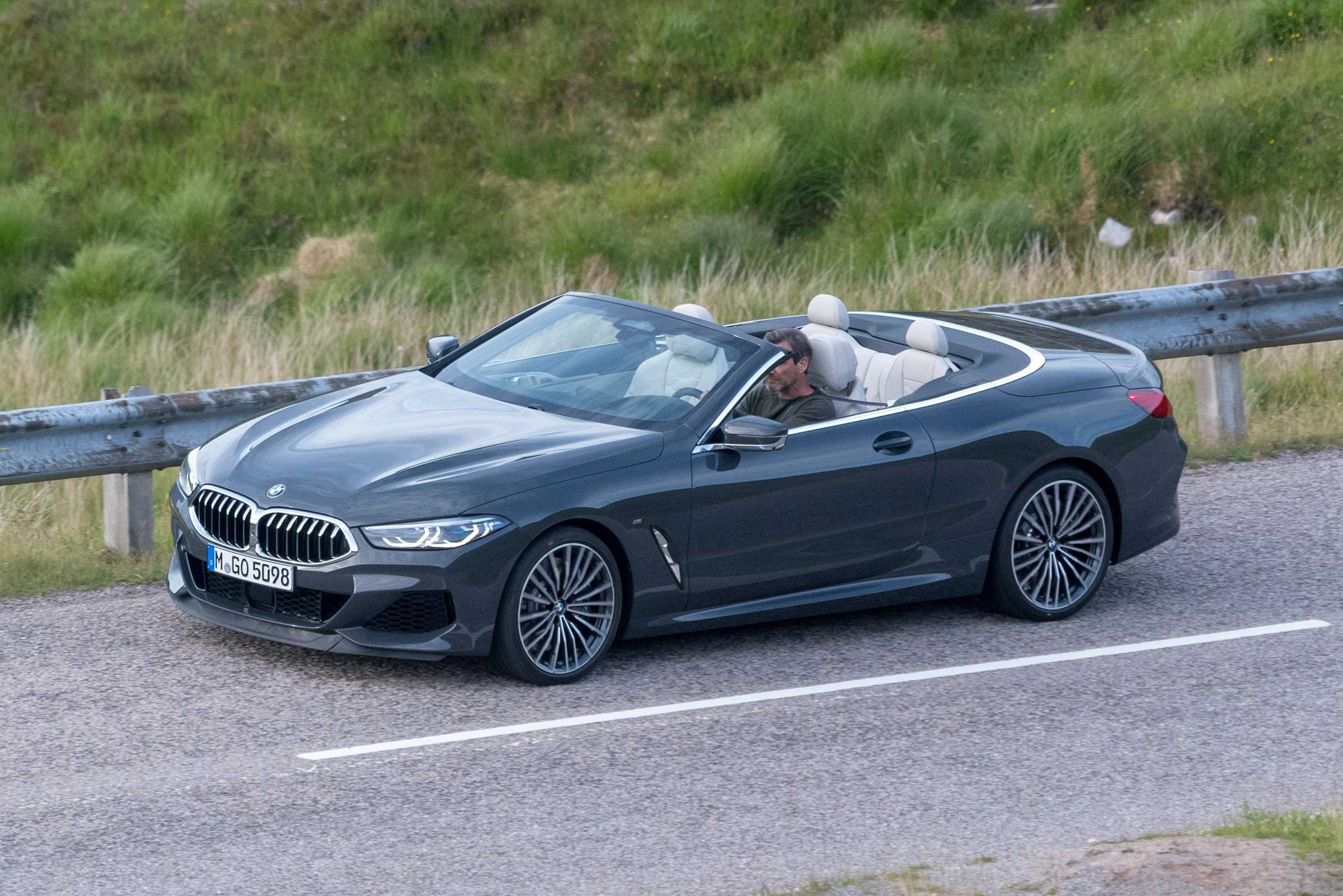 BMW 8 Series Convertible - spyshot side