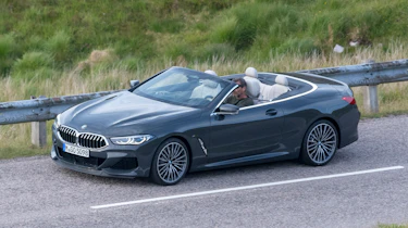 BMW 8 Series Convertible - spyshot side