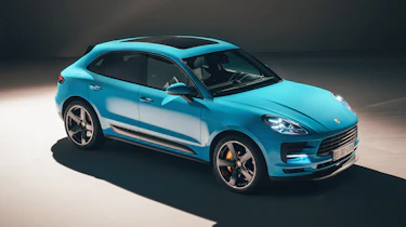 Porsche Macan - front above