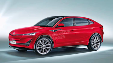 Skoda Vision E - front (watermarked)