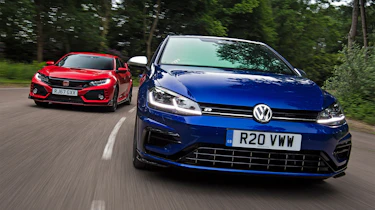 Volkswagen Golf R vs Honda Civic Type R - head-to-head
