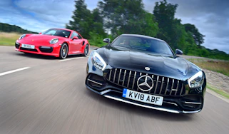 Mercedes-AMG GT C vs Porsche 911 Turbo - header