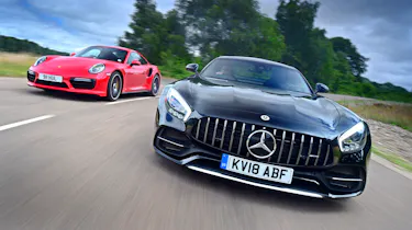 Mercedes-AMG GT C vs Porsche 911 Turbo - header
