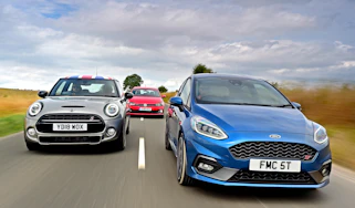 Ford Fiesta ST vs MINI Cooper S vs Volkswagen Polo GTI - header