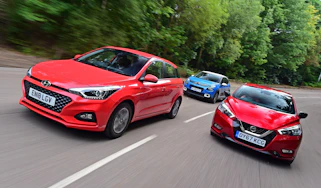 Hyundai i20 vs Citroen C3 vs Nissan Micra - header