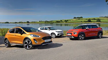 Ford Fiesta Active vs Citroen C3 Aircross vs SsangYong Tivoli - header
