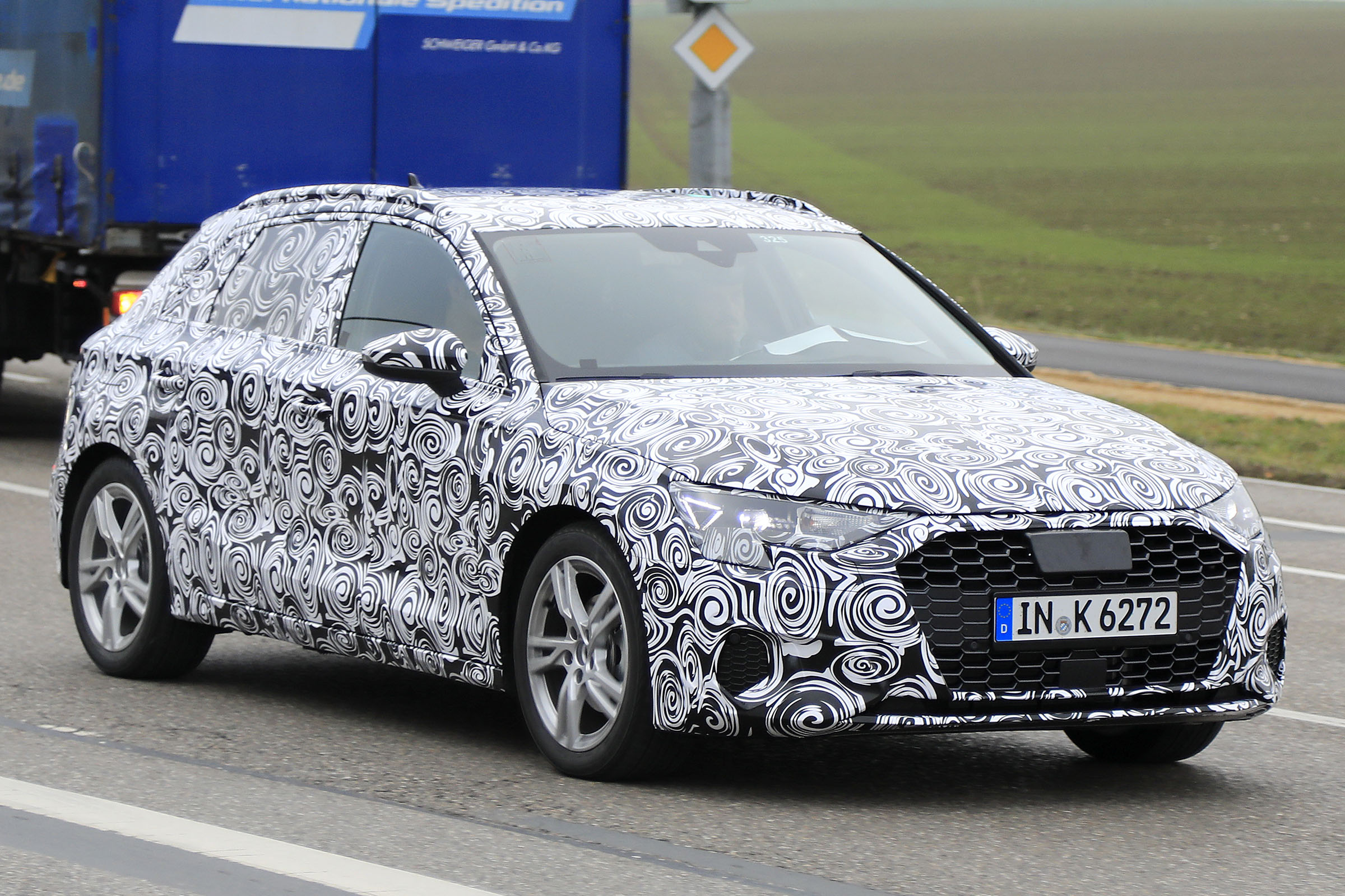 2019 Audi A3 front quarter