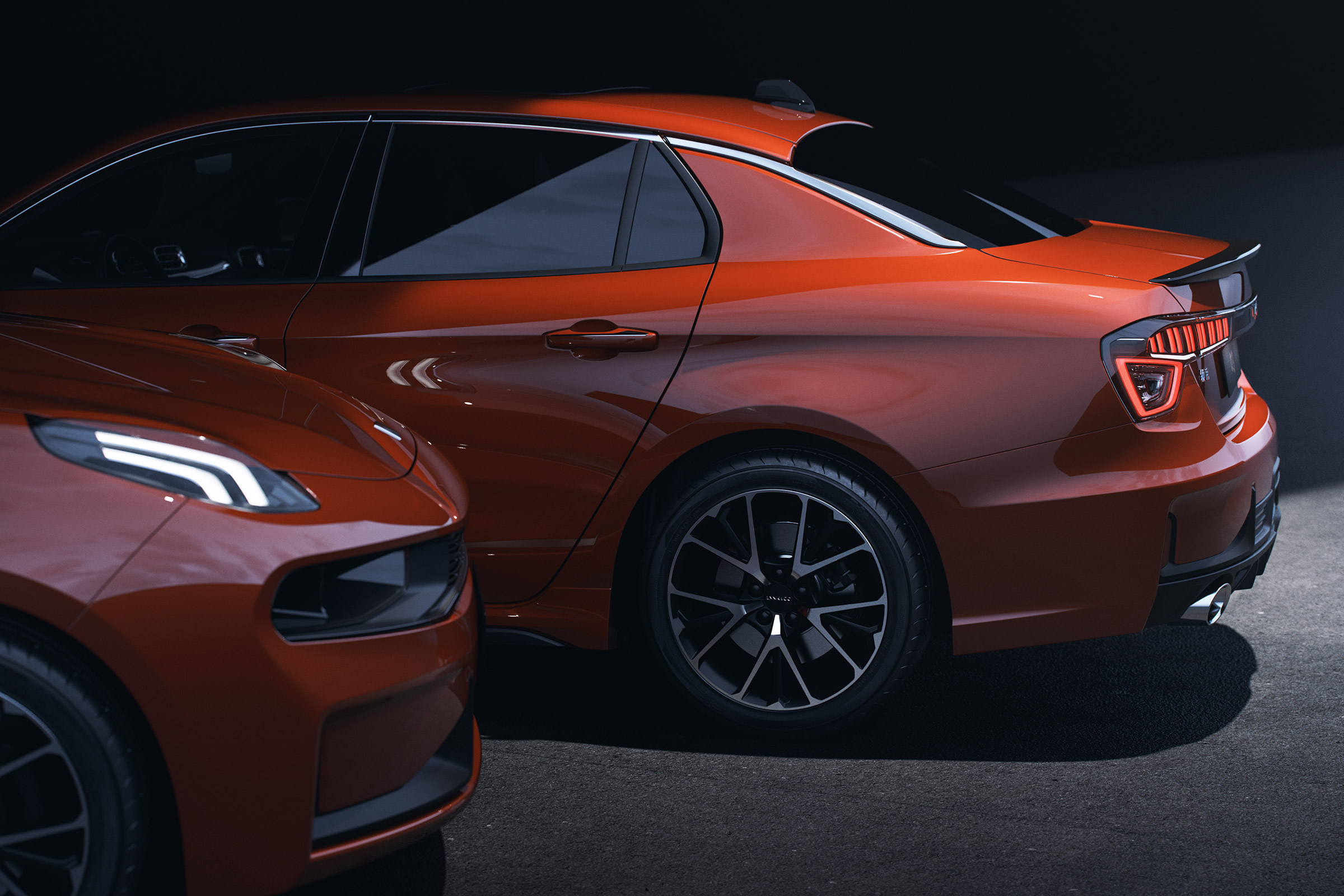 Lynk &amp; Co 03 double front and rear