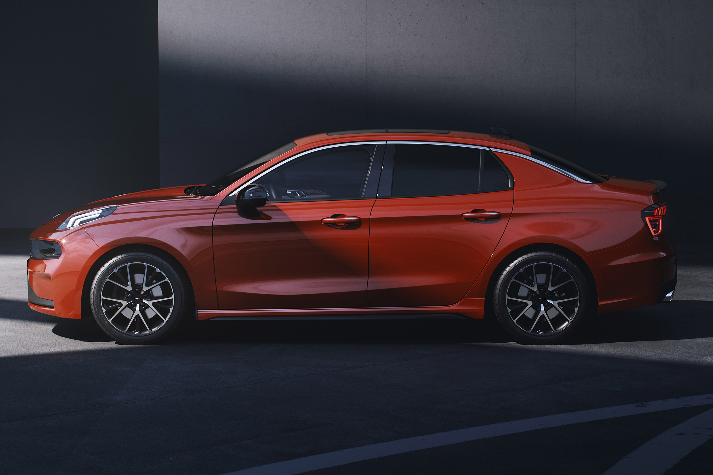Lynk &amp; Co 03 side profile