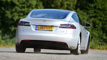 Tesla Model S 75D - rear cornering