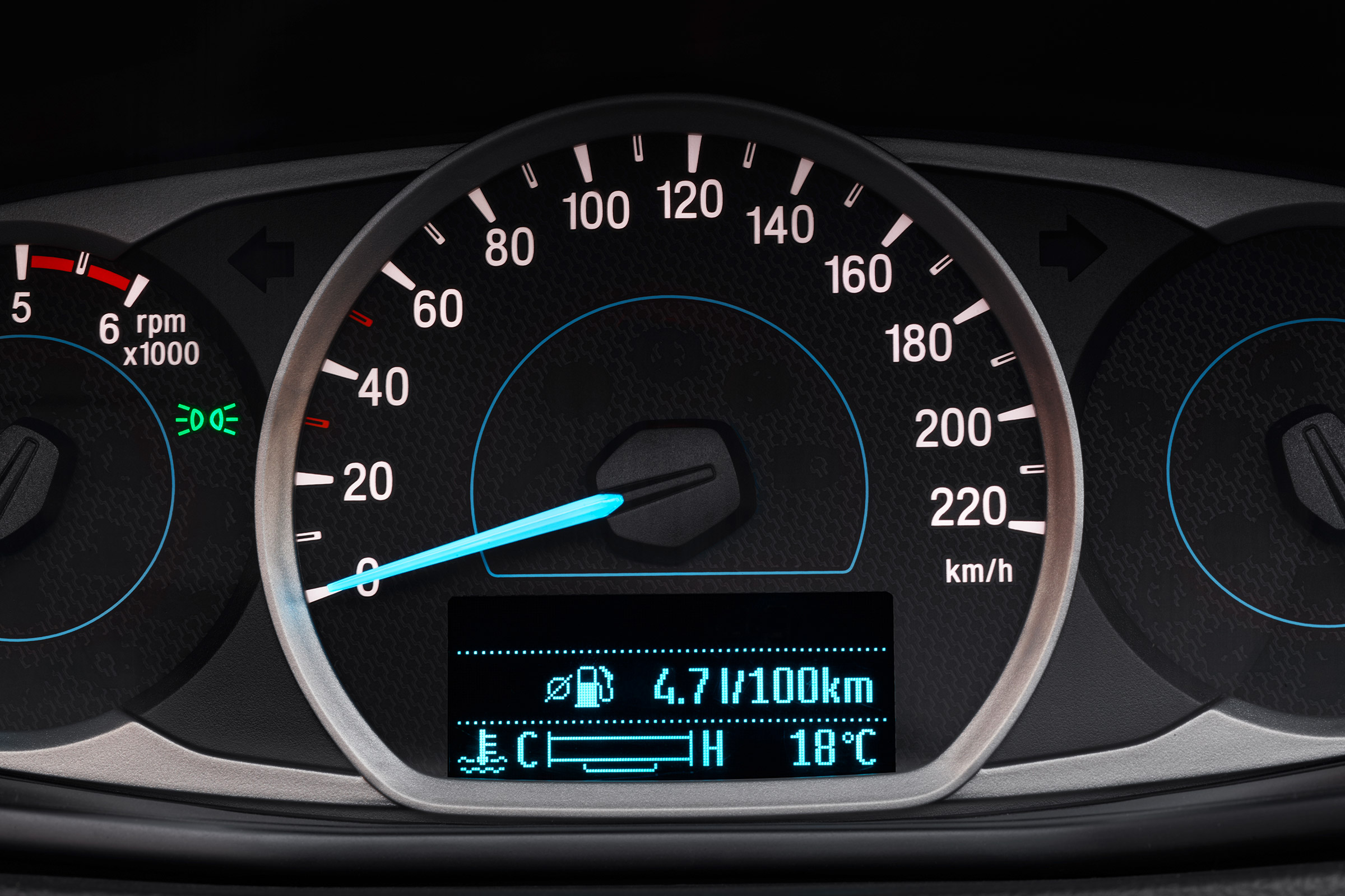 Ford Ka+ - dials