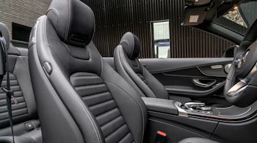 Mercedes C-Class Cabriolet - front seats