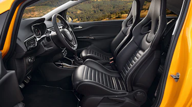 Vauxhall Corsa GSi - front seats