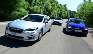 Subaru Impreza vs Volkswagen Golf vs Honda Civic