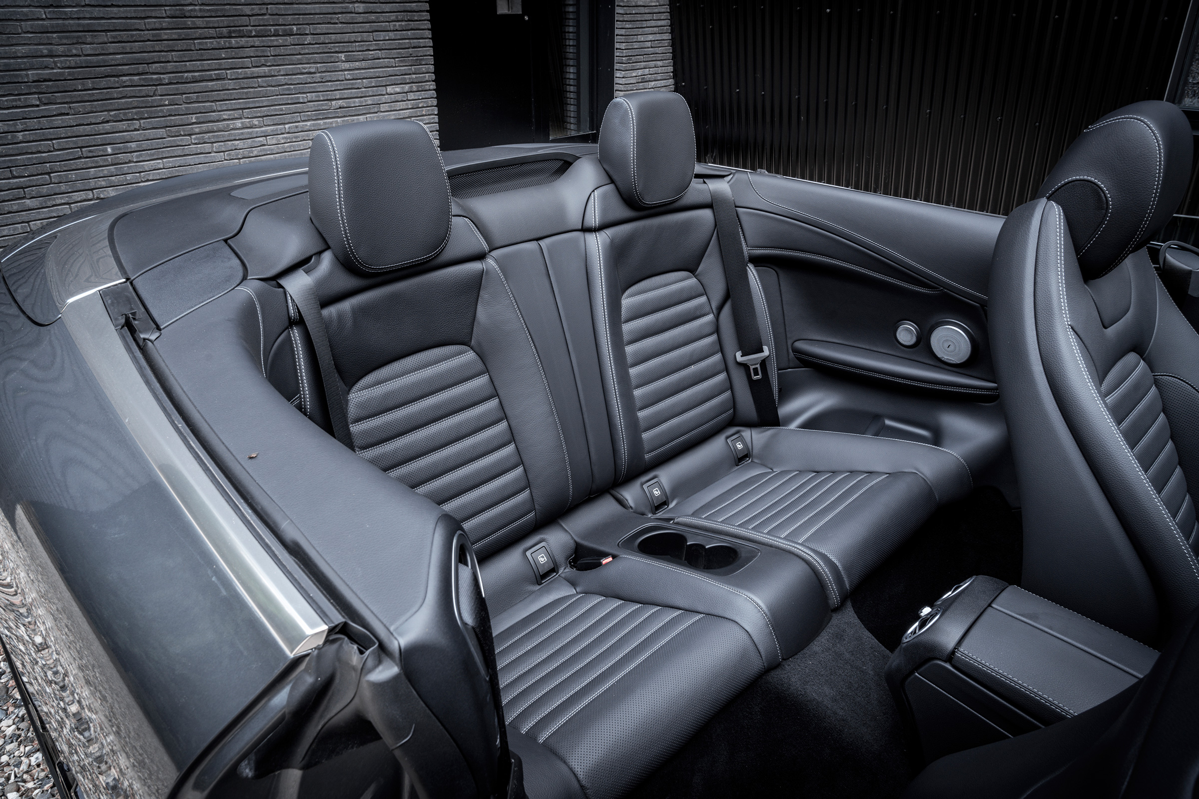 Mercedes C-Class Cabriolet - back seats