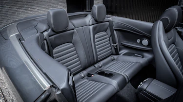 Mercedes C-Class Cabriolet - back seats
