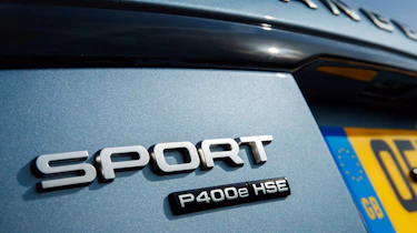 Range Rover Sport P400e - rear badge