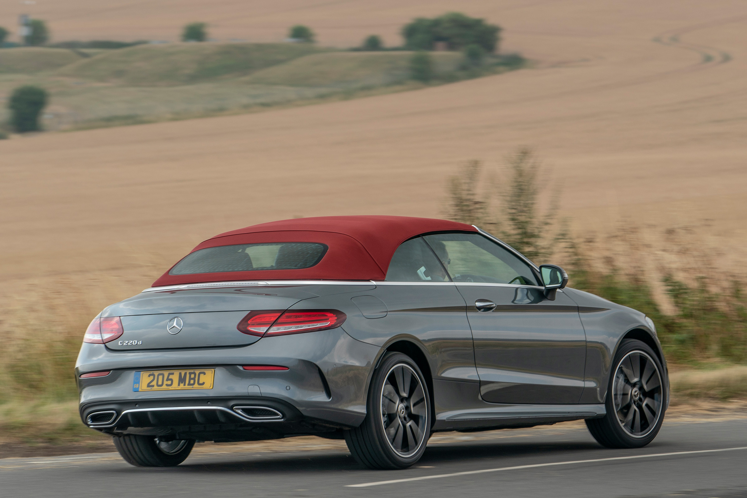 Mercedes C-Class Cabriolet - roof up