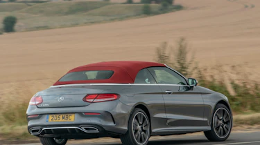 Mercedes C-Class Cabriolet - roof up