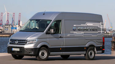 Volkswagen e-Crafter static front quarter