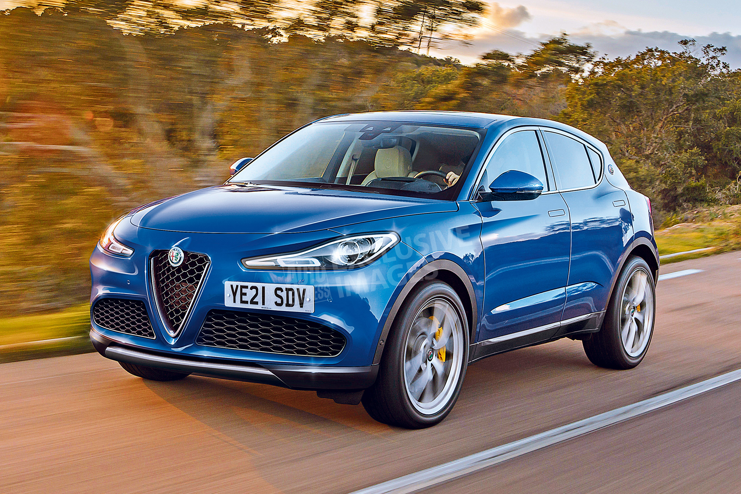 Alfa Romeo baby SUV - front (watermarked)