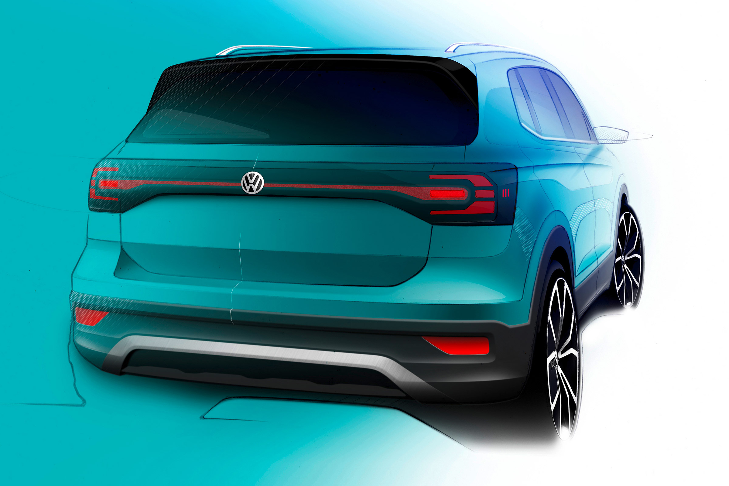 Volkswagen T-Cross - teaser rear