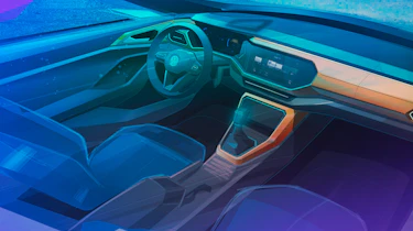 Volkswagen T-Cross - teaser dash