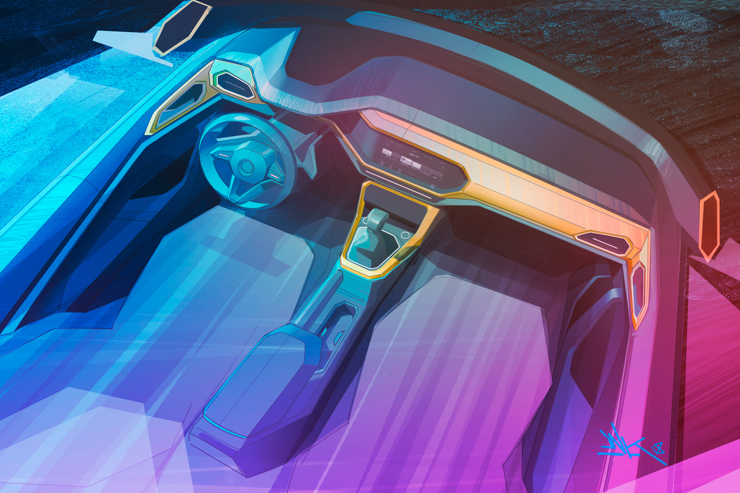 Volkswagen T-Cross - teaser interior