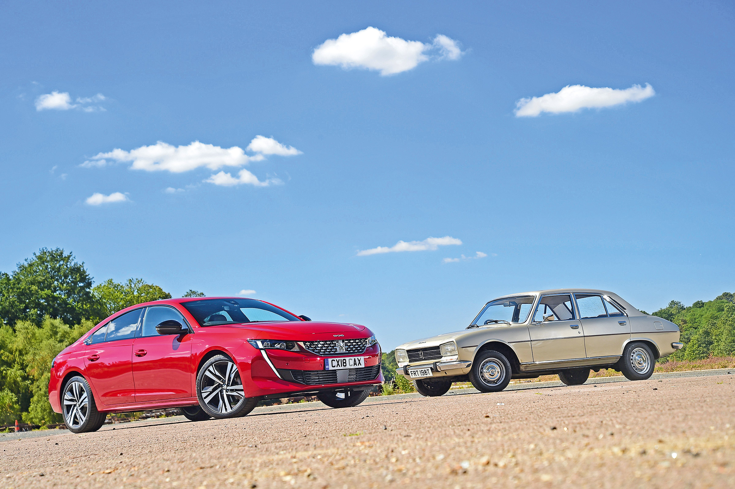 Peugeot 508 vs Peugeot 504 - head-to-head
