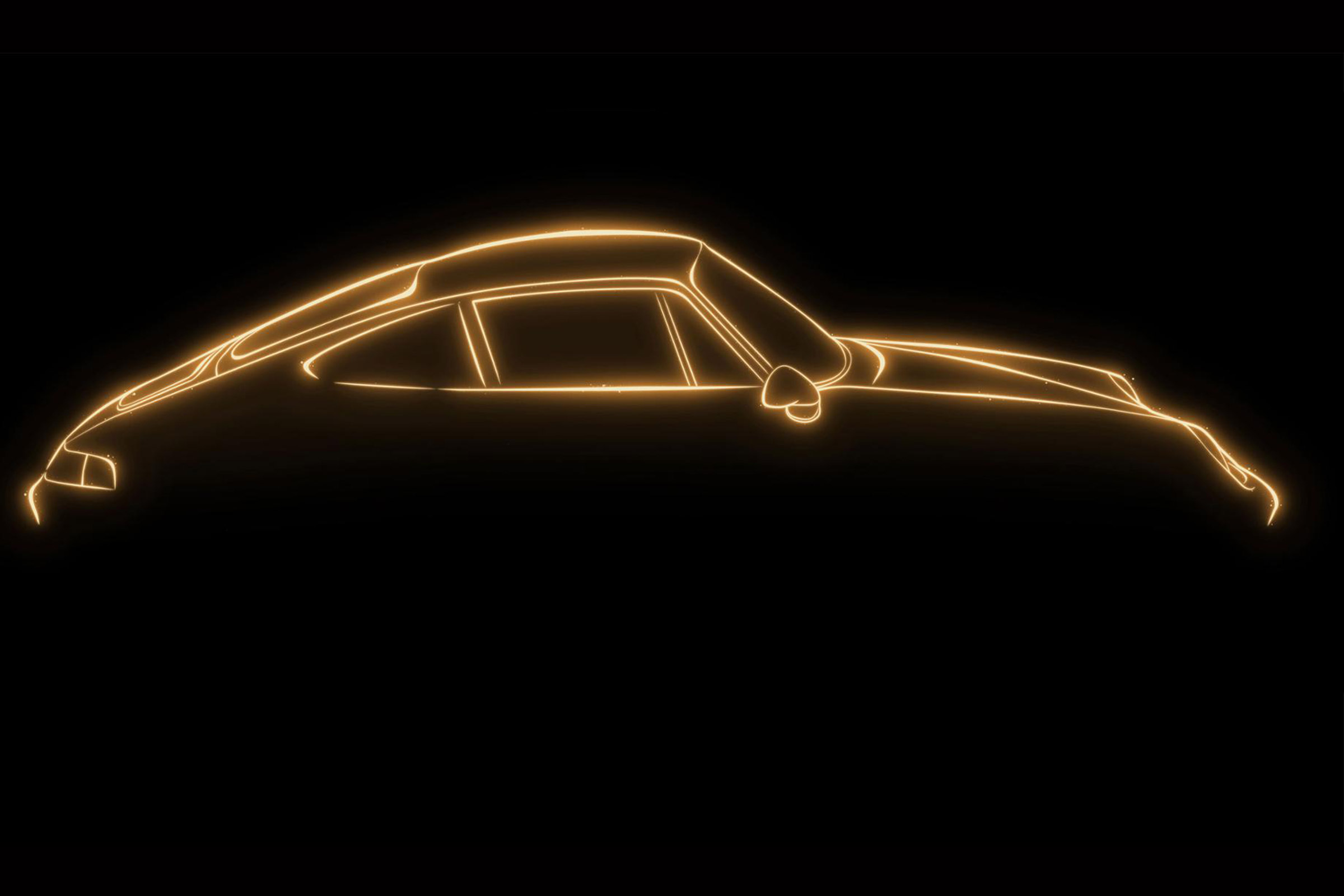 Porsche Classic Project Gold - teaser sketch