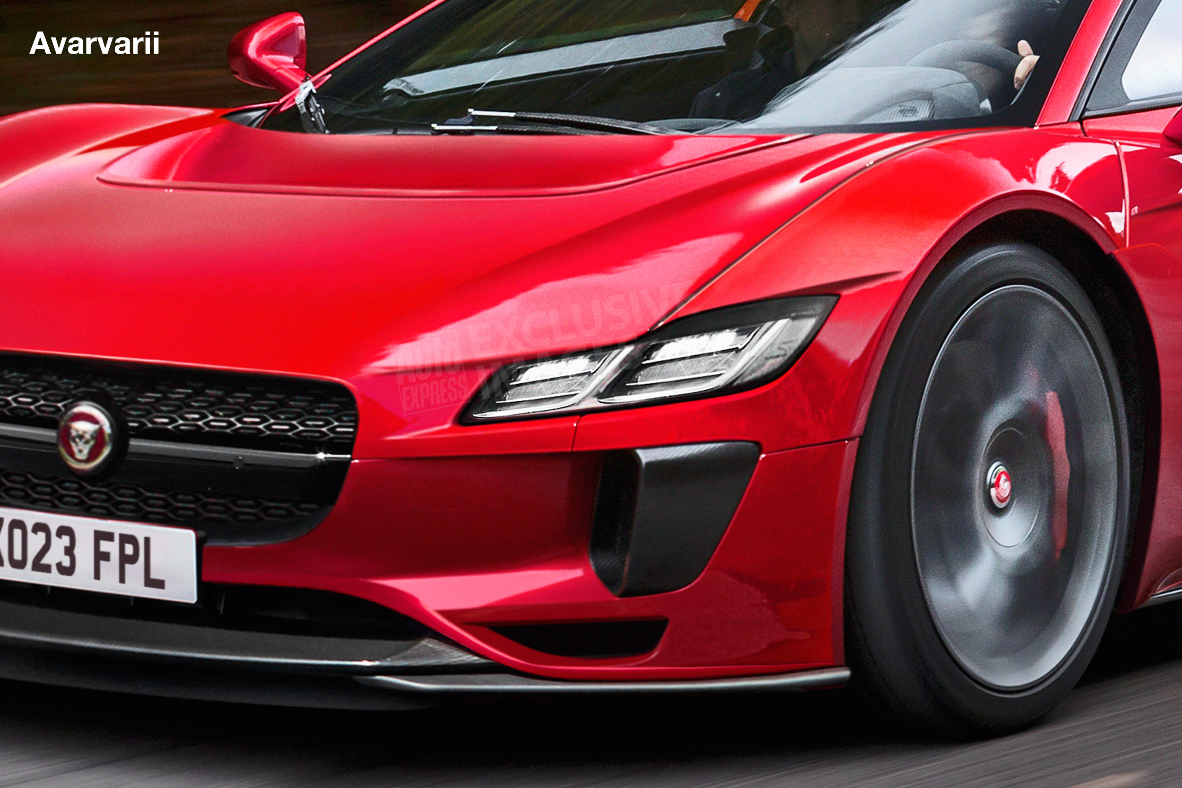 Jaguar F-Type - front detail (watermarked)