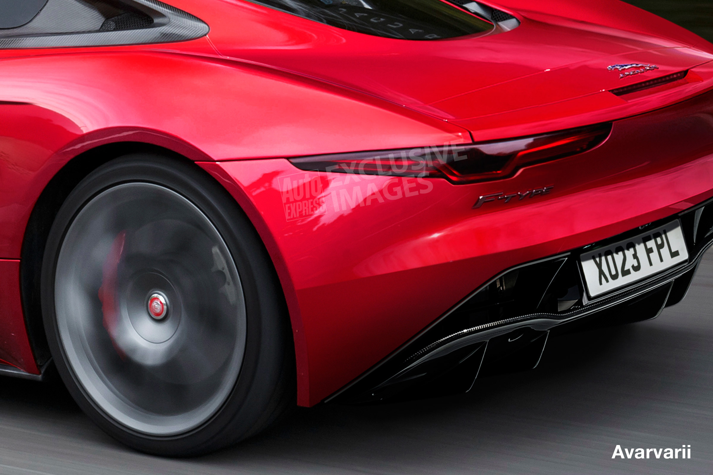 Jaguar F-Type - rear detail (watermarked)