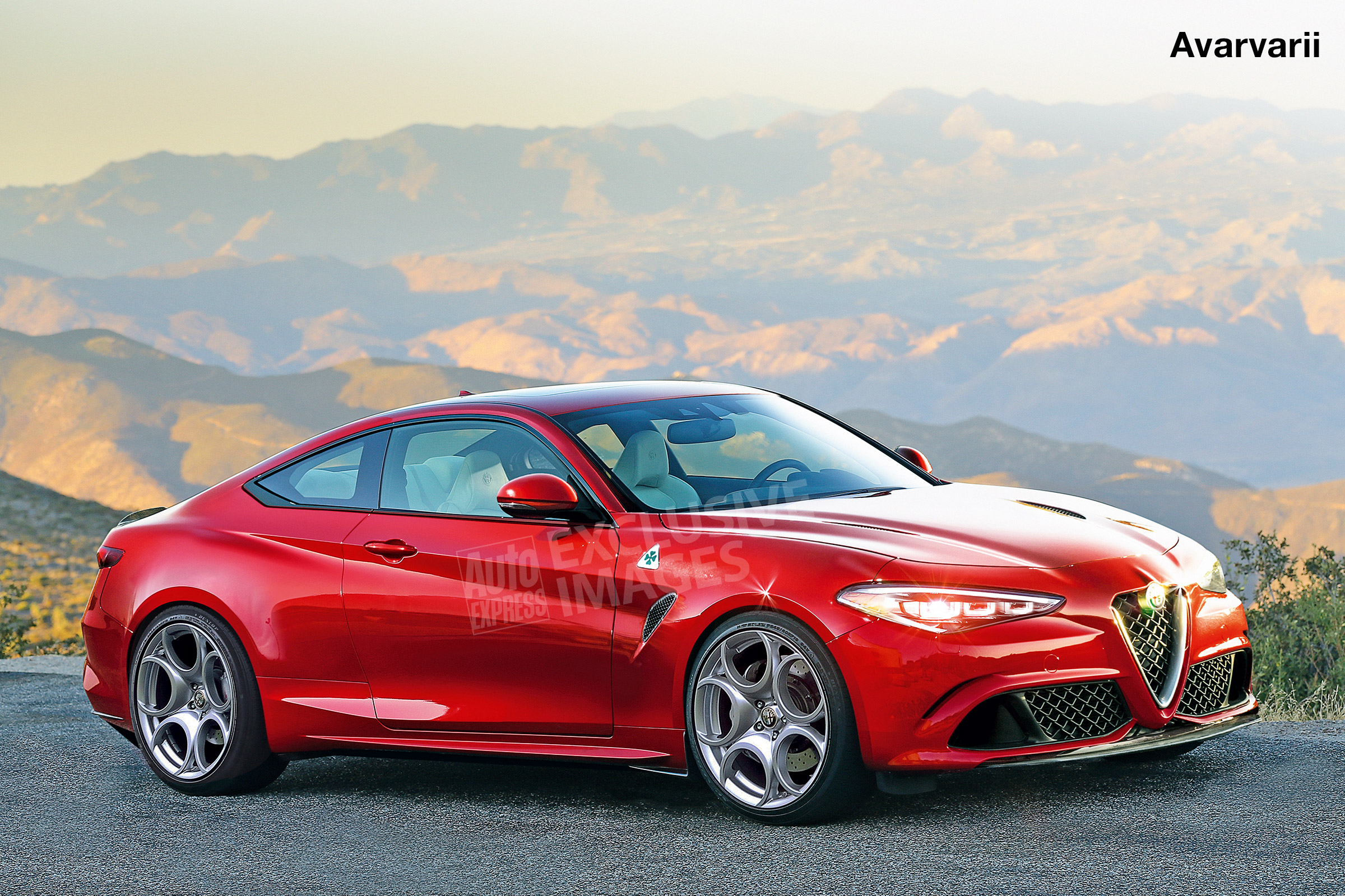 New Alfa Romeo GTV - front (watermarked)
